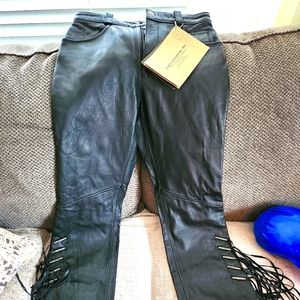 Ladies Leather Harley Davidson pants